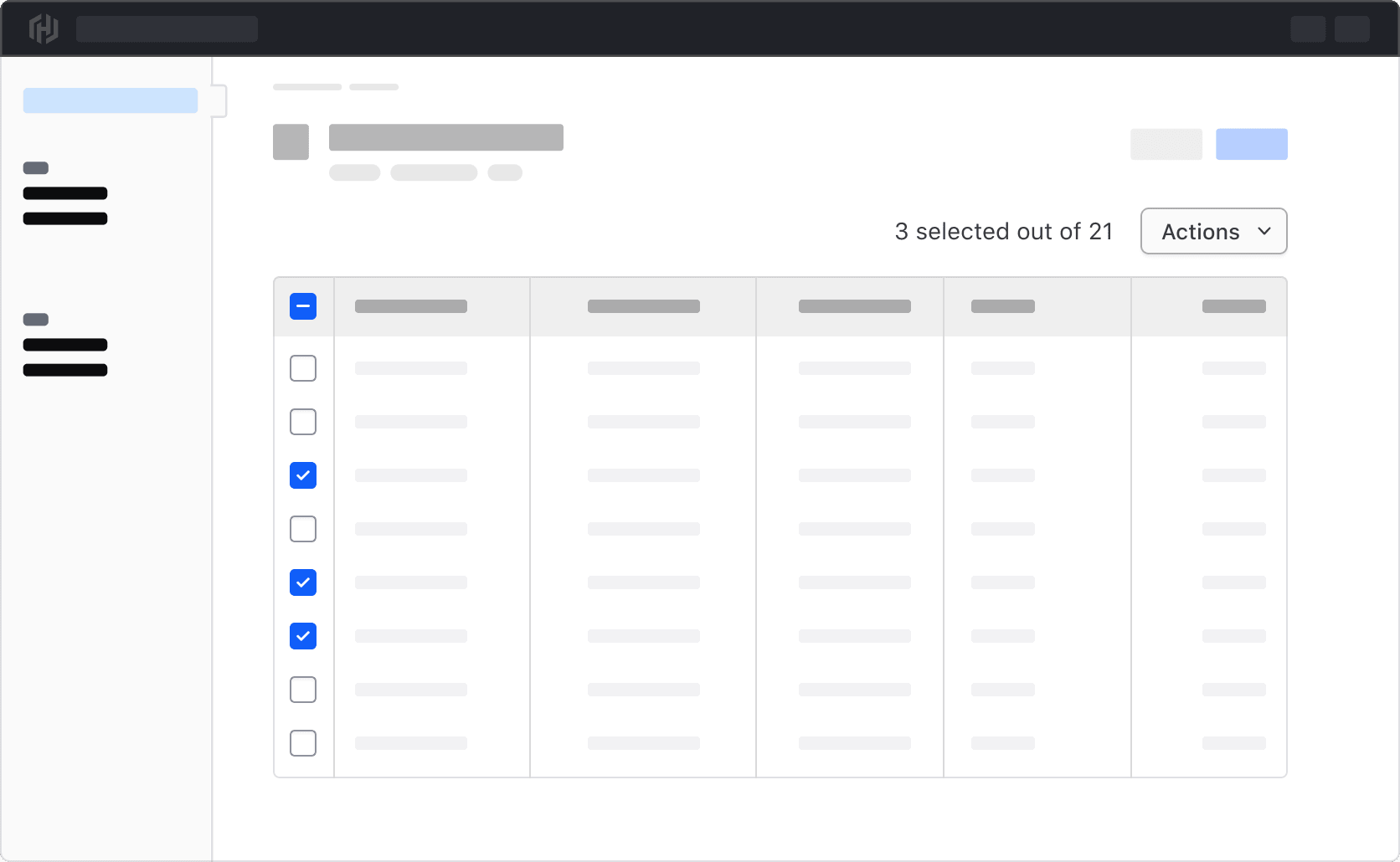 A basic multi-select example in context